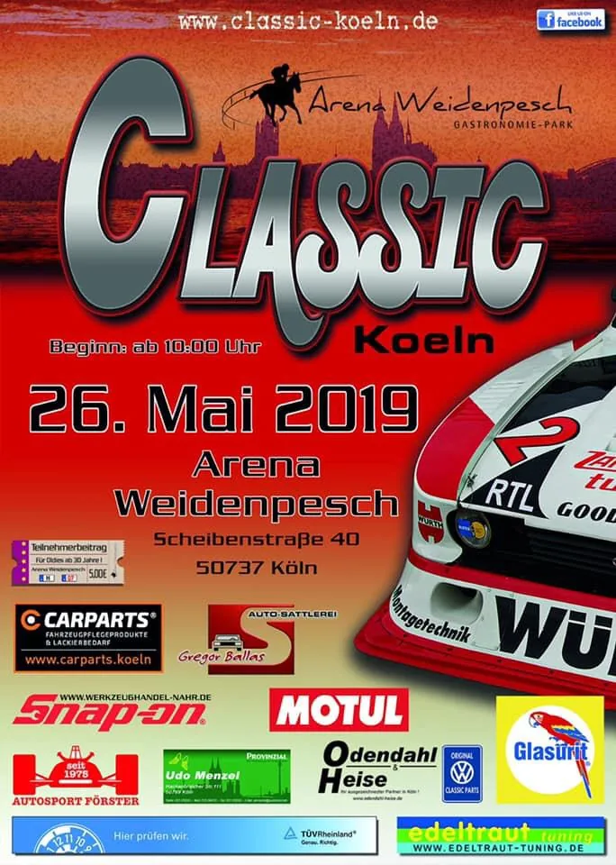 Classic Köln Mai 2019 in der Arena Weidenpesch
